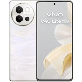 Vivo V40 Lite Smartphone 5G Blanco 256GB 8GB RAM Pantalla AMOLED Curva 6.78" 120Hz Cámara Principal Sony 50MP Batería 5500mAh Snapdragon 6 Gen1 IP64 Android 14